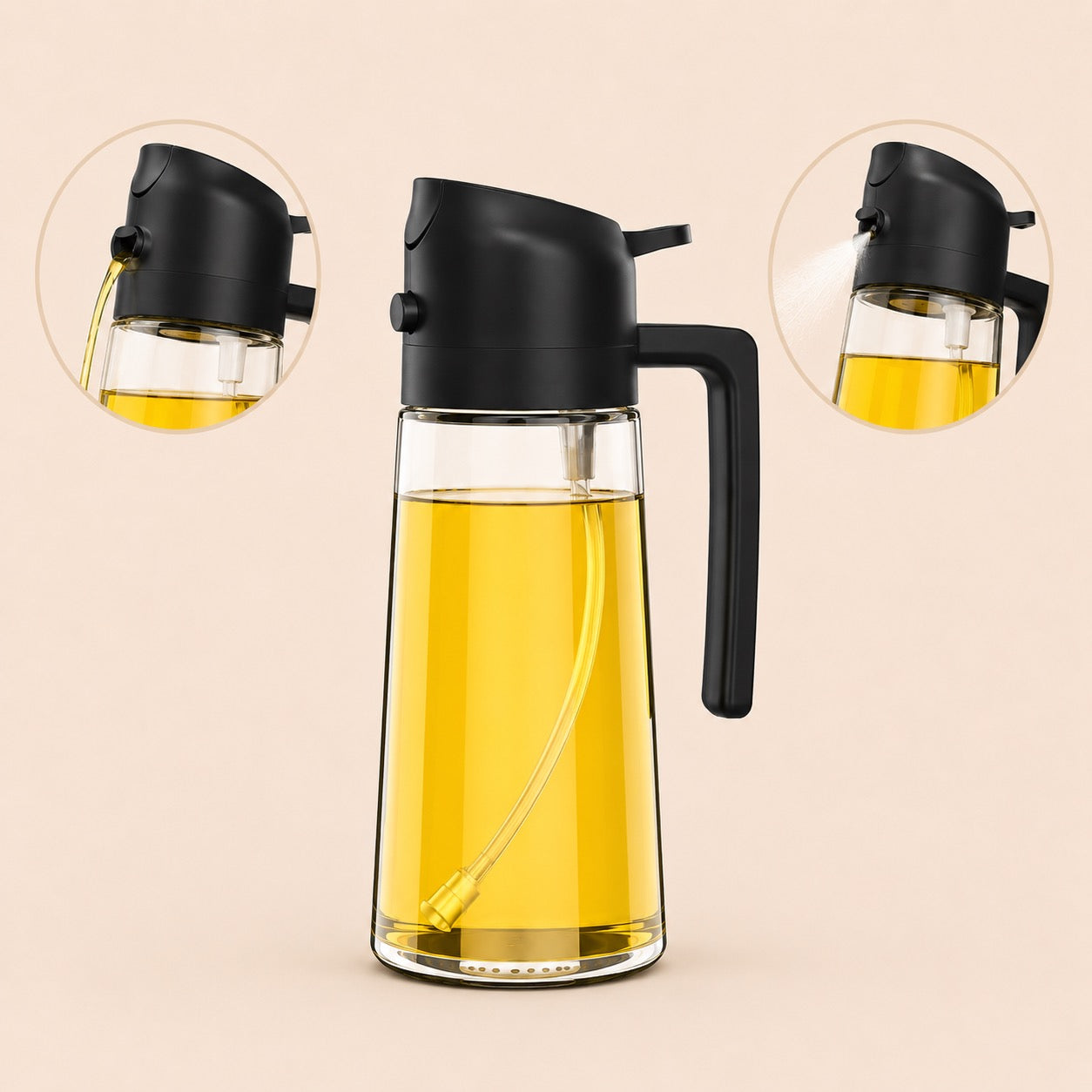 Olje-dispenser med sprayfunksjon - Lavira